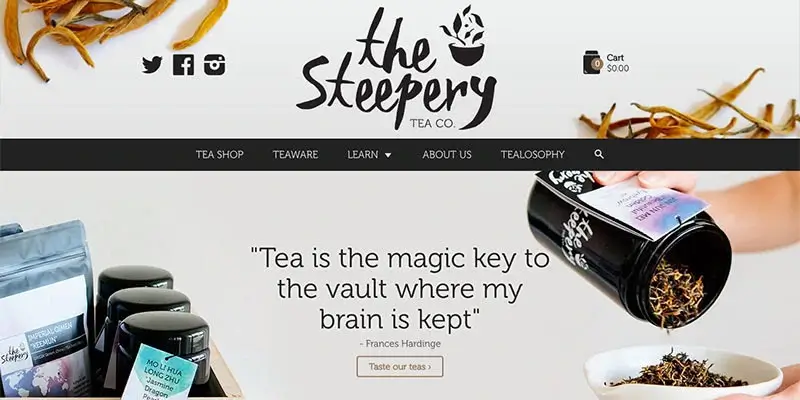 The Steepery online store