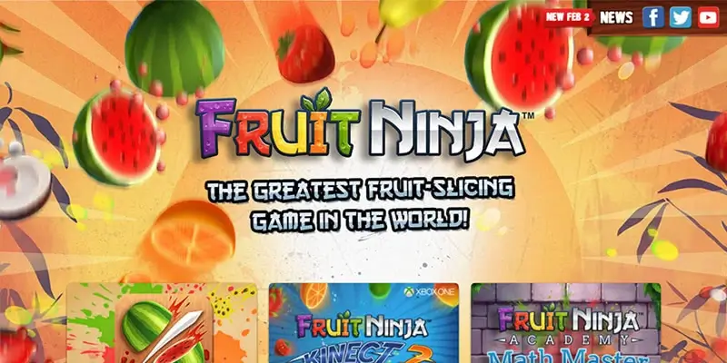 Fruit Ninja homepage